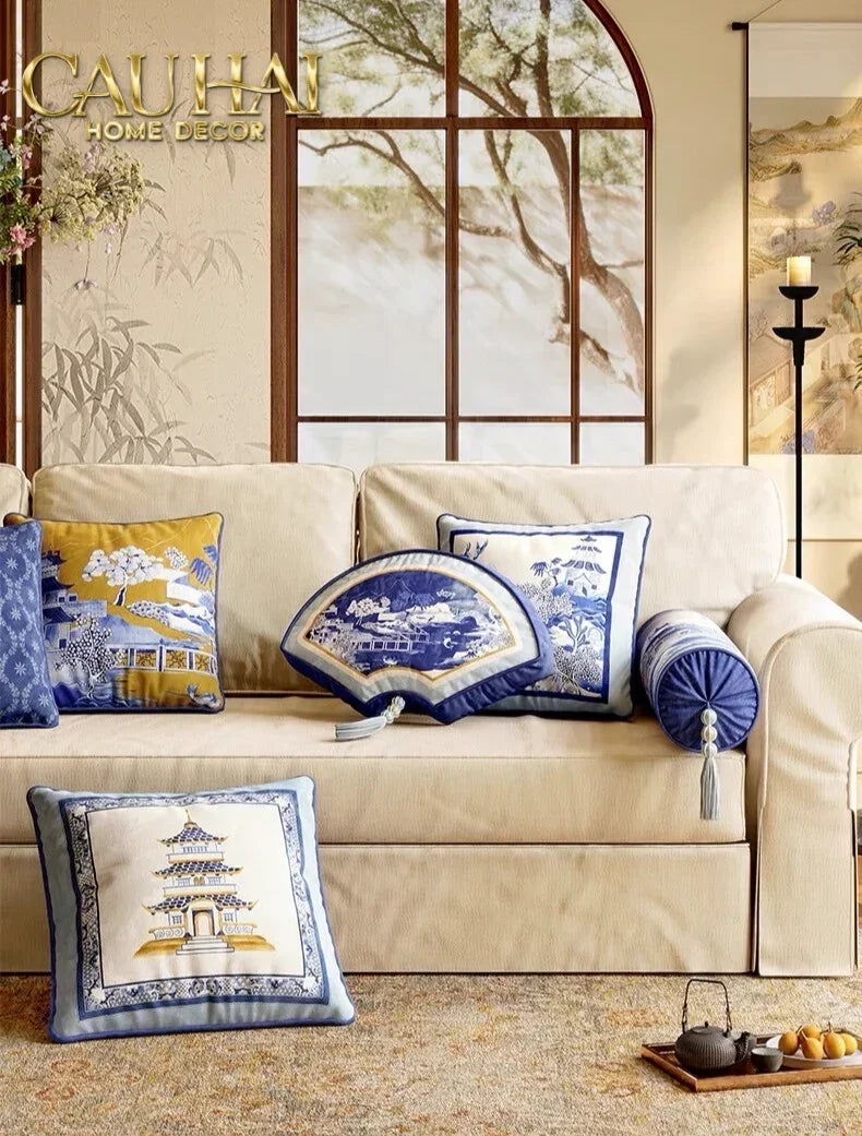 tet-couture-goi-nhung-quat-indigo-emperor-fan-indochine-art-cushion-vo-goi-cau-hai-home-decor-3 - CẬU HAI HOME DECOR