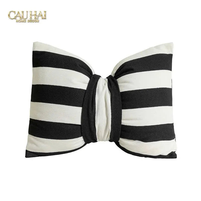 Gối Nơ Reflection Bow Tie 30X50-vỏ gối-CẬU HAI HOME DECOR