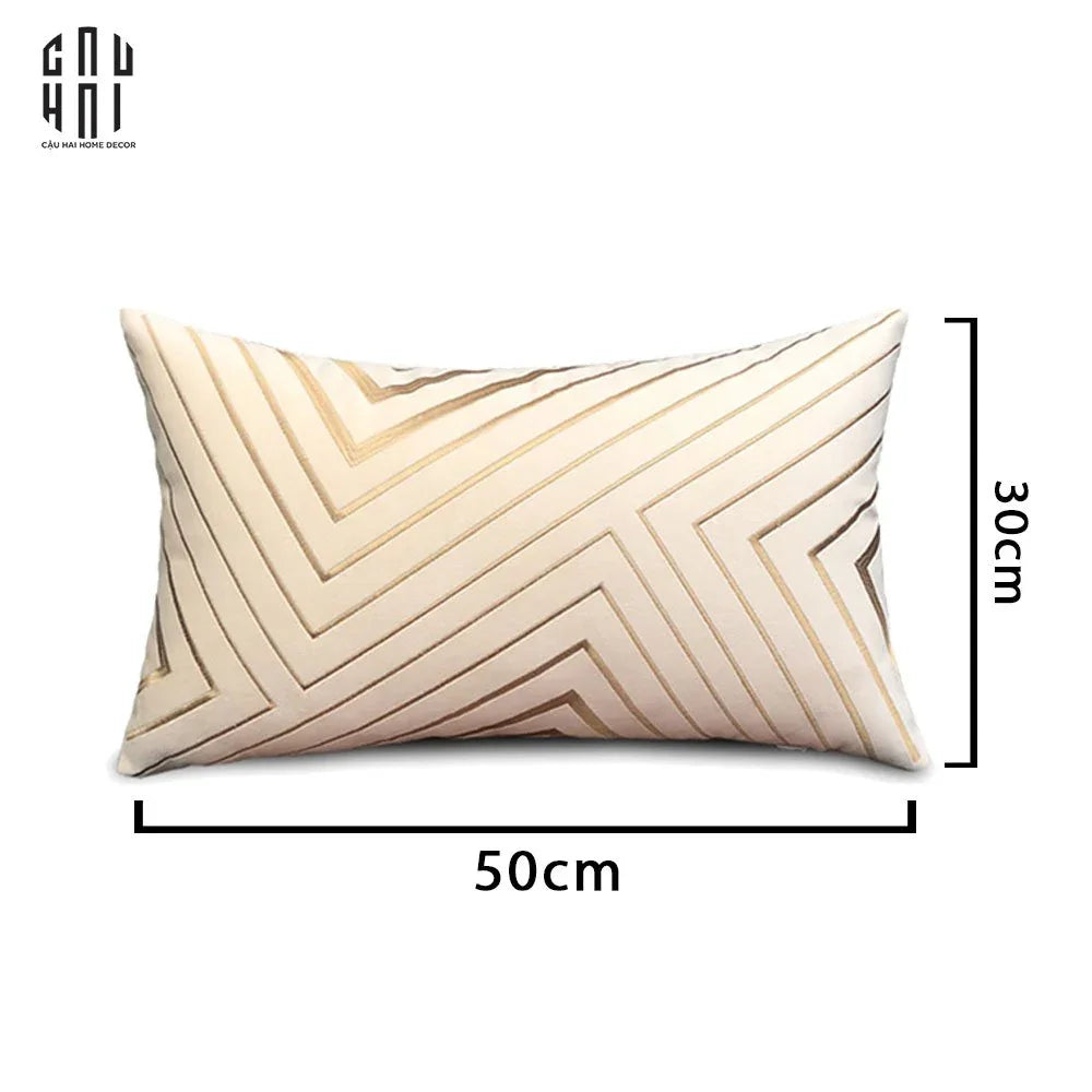 GỐI SOFA NHUNG ASHLEY 30X50 CM