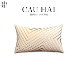 GỐI SOFA NHUNG ASHLEY 30X50 CM