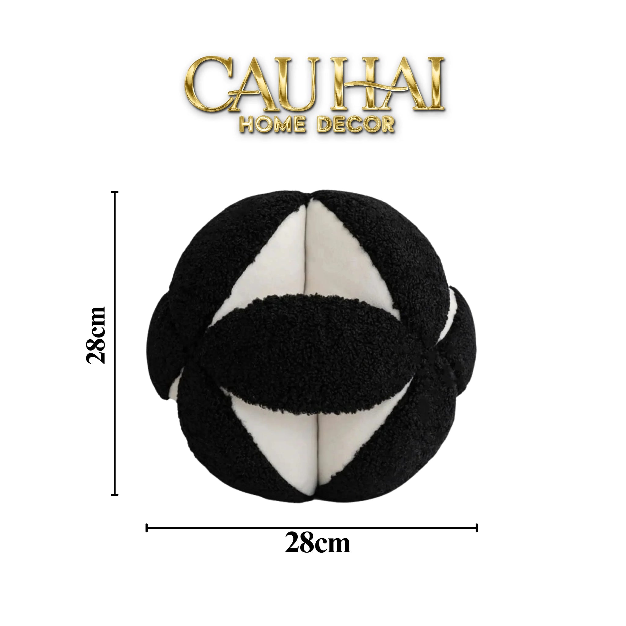 Gối Tròn Reflection Ball-VỎ GỐI-CẬU HAI HOME DECOR
