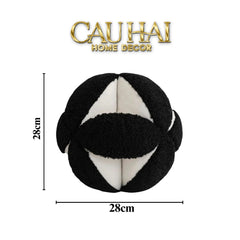 Gối Tròn Reflection Ball-VỎ GỐI-CẬU HAI HOME DECOR