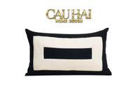 Gối Tweed Lux Leather Minus Arch 30X50-VỎ GỐI-CẬU HAI HOME DECOR