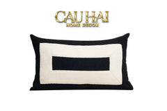 Gối Tweed Lux Leather Minus Arch 30X50-VỎ GỐI-CẬU HAI HOME DECOR