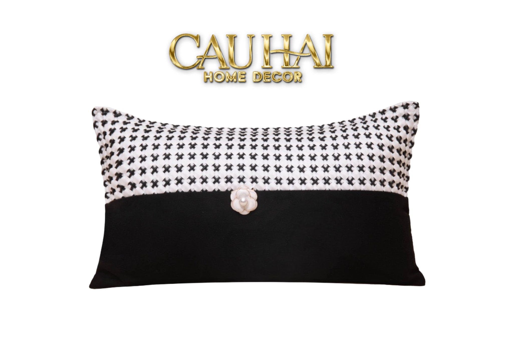 GỐI VELVET TWEED CAMÉLIA MYSTIQUE 30x50-1- Cậu Hai Home Decor