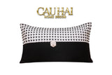 Gối Velvet Tweed Camélia Mystique 30X50-VỎ GỐI-CẬU HAI HOME DECOR