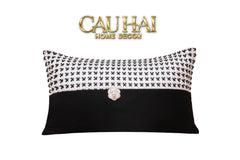 Gối Velvet Tweed Camélia Mystique 30X50-VỎ GỐI-CẬU HAI HOME DECOR
