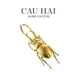 Golden Rhinoceros Beetle-TƯỢNG TRANG TRÍ-Đối tác tại Trung Quốc theo từng đơn đặt hàng-CẬU HAI HOME DECOR