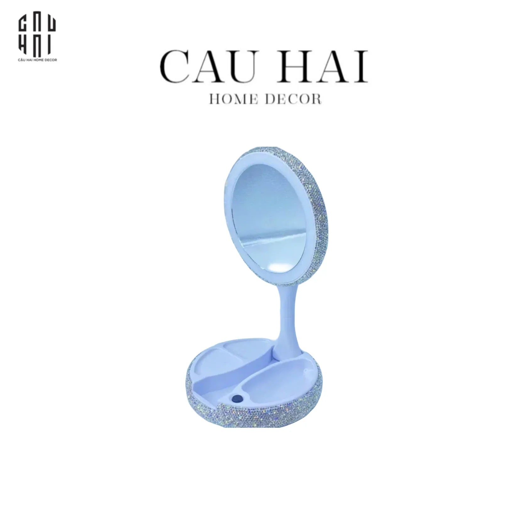 GƯƠNG BỎ TÚI LED DIAMOND BLING BLING