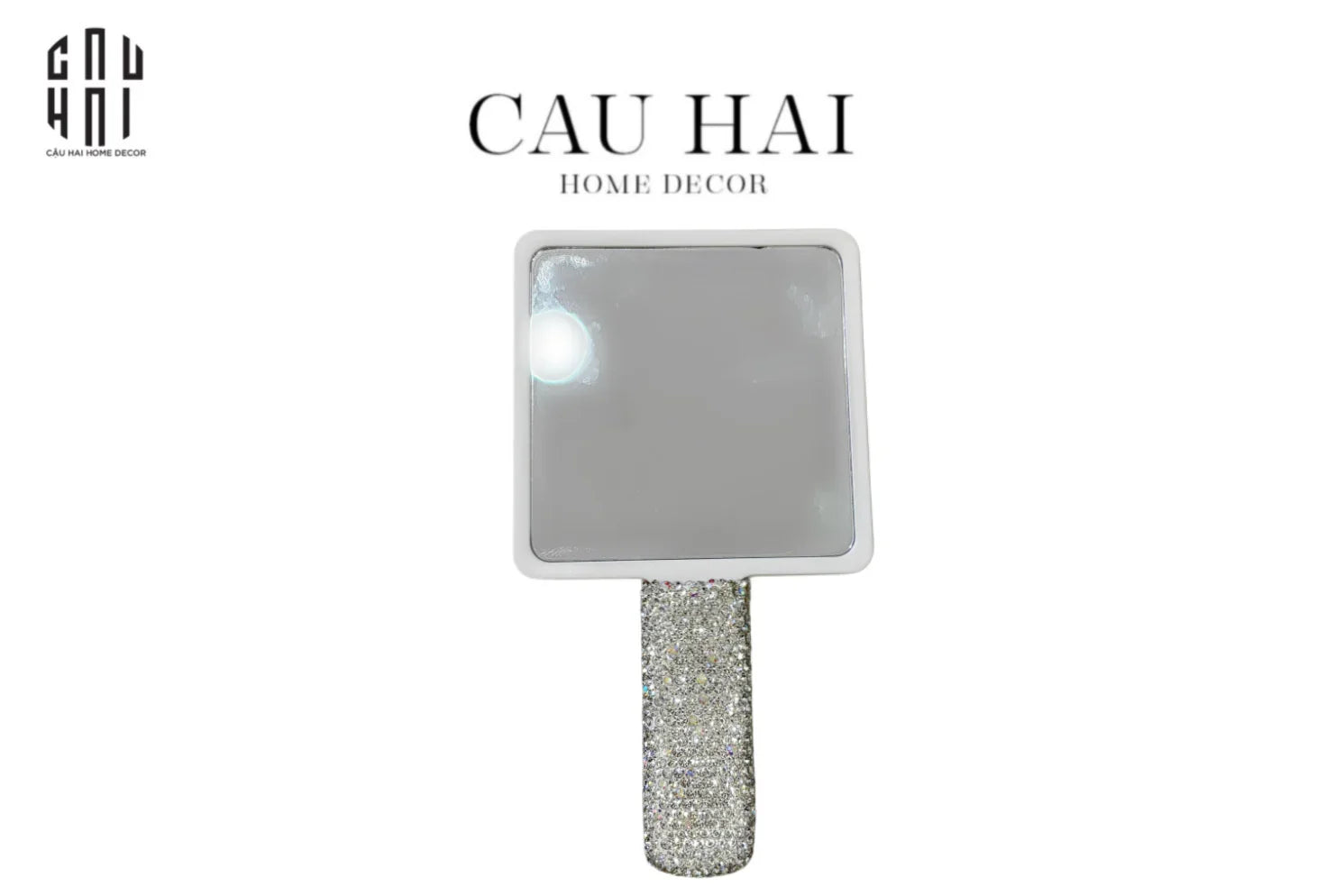 GƯƠNG CẦM TAY DIAMOND BLING BLING