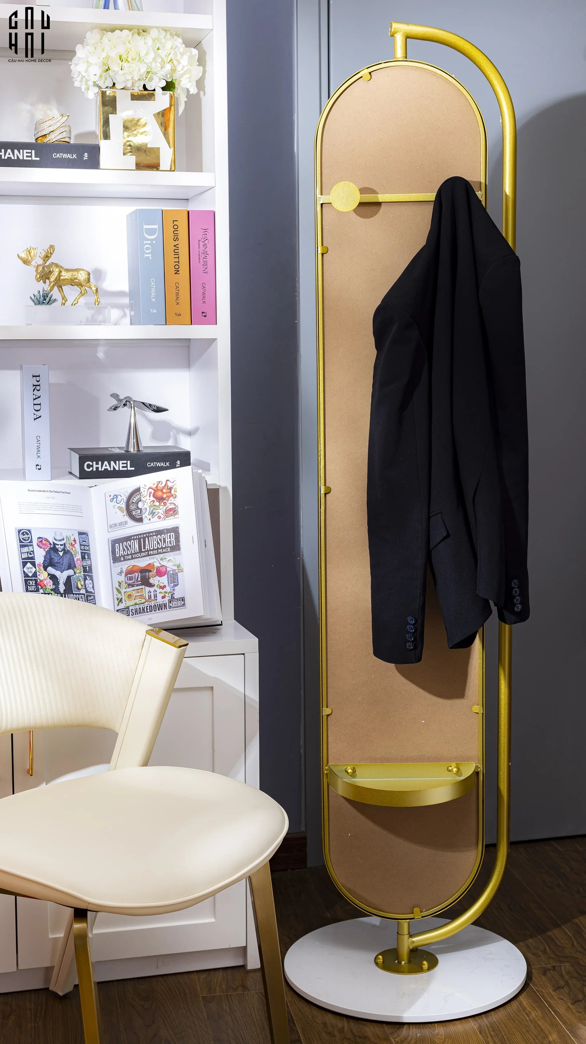 Gương Full Body -Ft Giá Treo Đồ Robbie-GƯƠNG TRANG ĐIỂM-CẬU HAI HOME DECOR