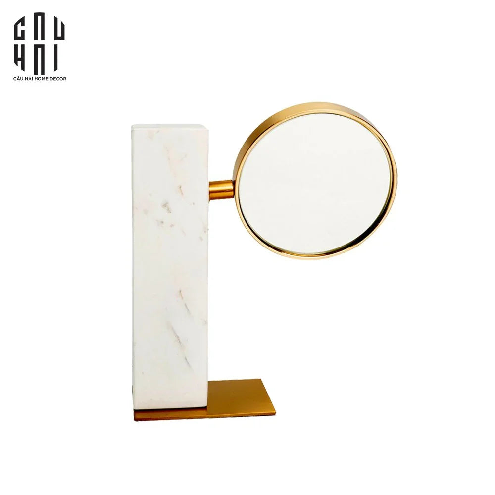 GƯƠNG TRANG ĐIỂM ĐỂ BÀN MARBLE GOLDEN MIRROR SS22