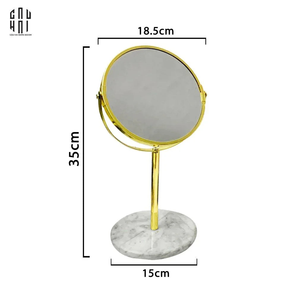 GƯƠNG TRANG ĐIỂM GOLDEN MARBLE