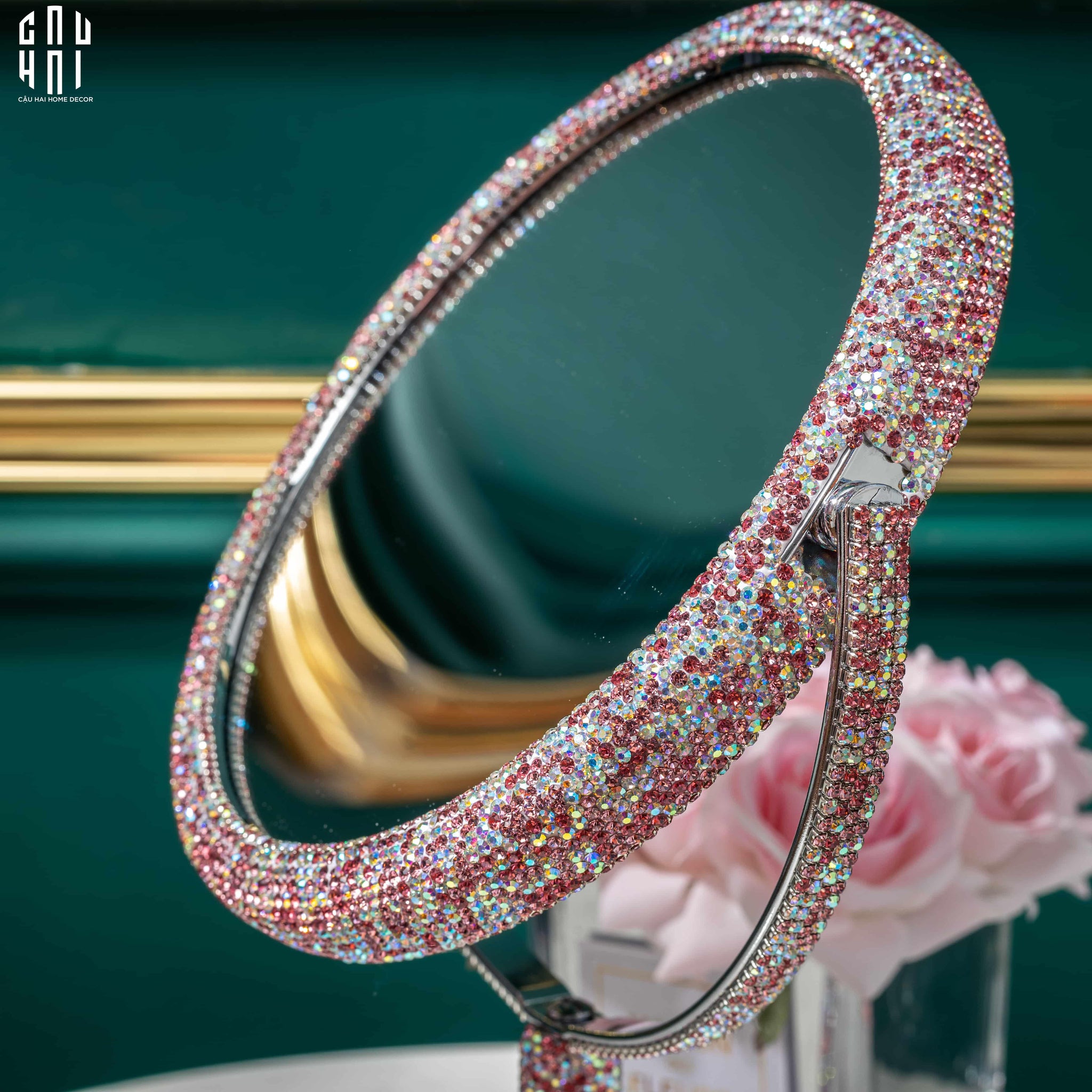 Haute Folie - Gương Trang Điểm Bling Bling - Ruby-GƯƠNG TRANG ĐIỂM-CẬU HAI HOME DECOR
