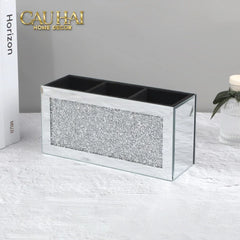 Haute Folie - Hộp Đựng 3 Ngăn Mirror Argente Bling Bling-CẬU HAI HOME DECOR