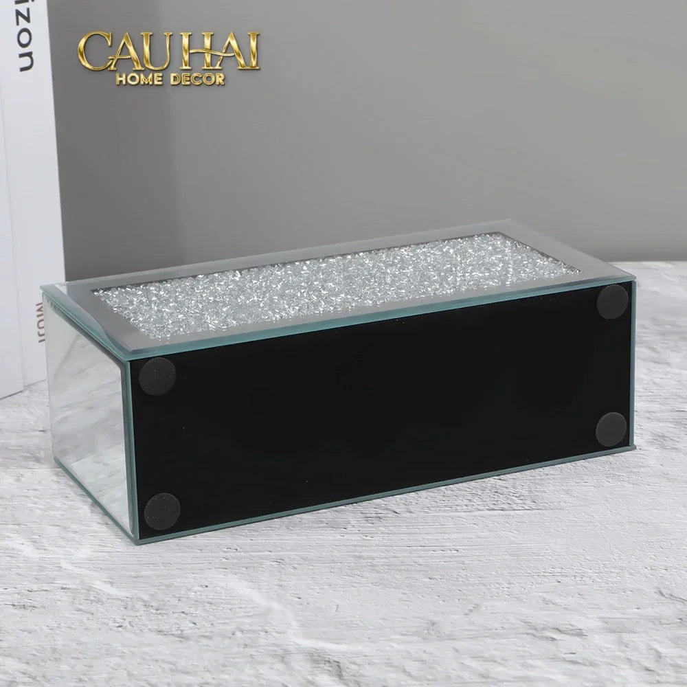 Haute Folie - Hộp Đựng 3 Ngăn Mirror Argente Bling Bling-CẬU HAI HOME DECOR