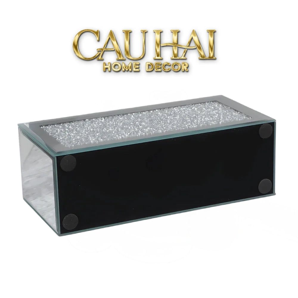 Haute Folie - Hộp Đựng Cọ 3 Ngăn Mirror Argenté Bling Bling-GƯƠNG TRANG ĐIỂM-CẬU HAI HOME DECOR
