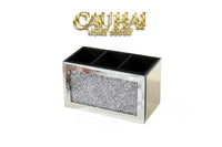 Haute Folie - Hộp Đựng Cọ 3 Ngăn Mirror Argenté Bling Bling-GƯƠNG TRANG ĐIỂM-CẬU HAI HOME DECOR