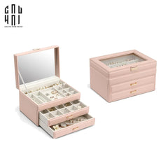 Haute Folie - Hộp Đựng Trang Sức Amber - Amber Leather Jewelry Box Ss25-HỘP TRANG SỨC-CẬU HAI HOME DECOR