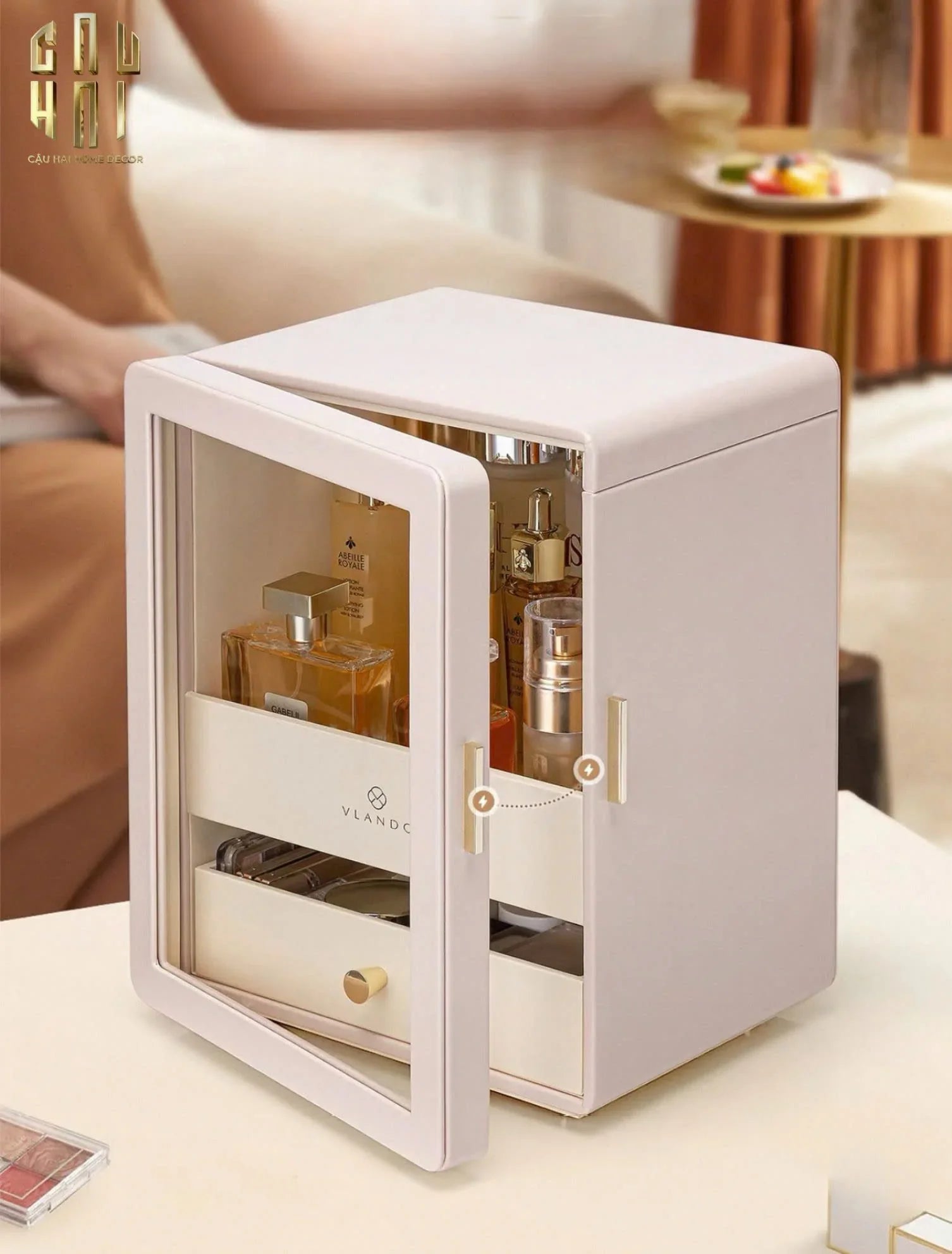 Haute Folie - Hộp Mỹ Phẩm Da Beauty Closet-CẬU HAI HOME DECOR