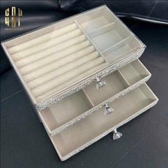 Haute Folie - Hộp Trang Sức 3-In-1 Diamond Bling Bling-HỘP TRANG SỨC-CẬU HAI HOME DECOR