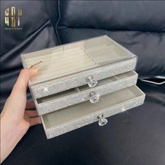 Haute Folie - Hộp Trang Sức 3-In-1 Diamond Bling Bling-HỘP TRANG SỨC-CẬU HAI HOME DECOR