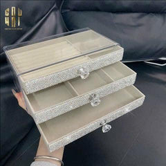 Haute Folie - Hộp Trang Sức 3-In-1 Diamond Bling Bling-HỘP TRANG SỨC-CẬU HAI HOME DECOR