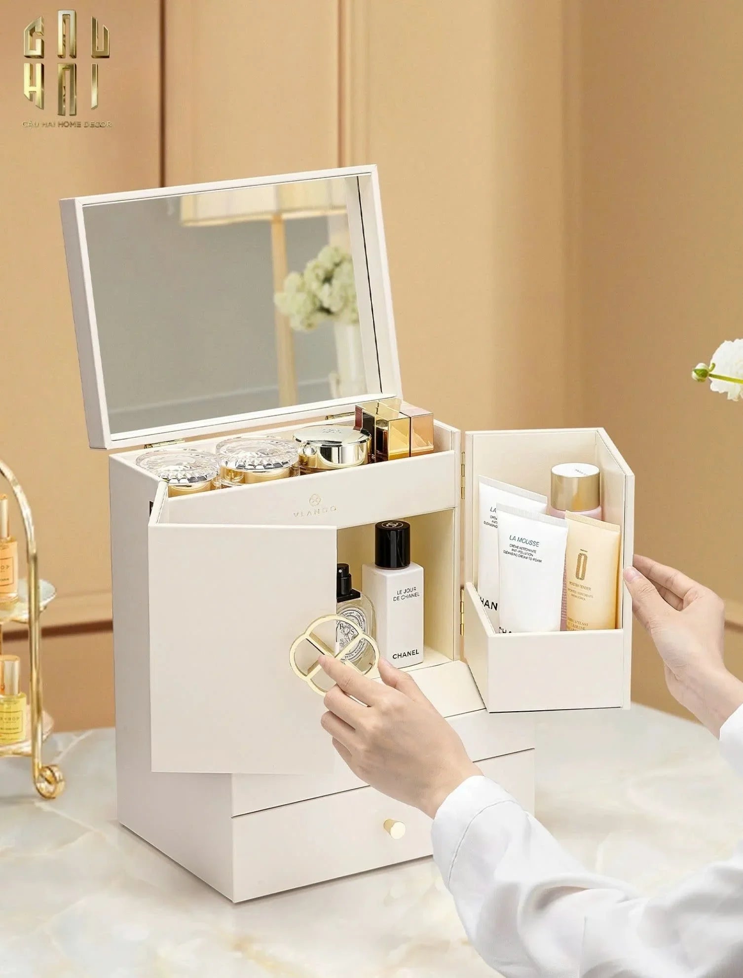 HAUTE FOLIE - HỘP TRANG SỨC DA - PREMIUM JEWELRY MANSION