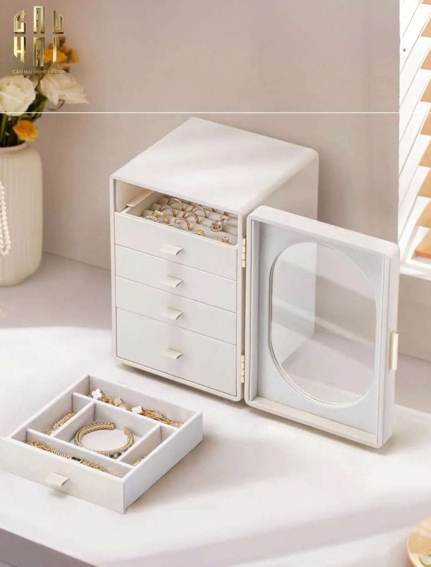 HAUTE FOLIE - HỘP TRANG SỨC JEWELRY PENTA - CLOSET