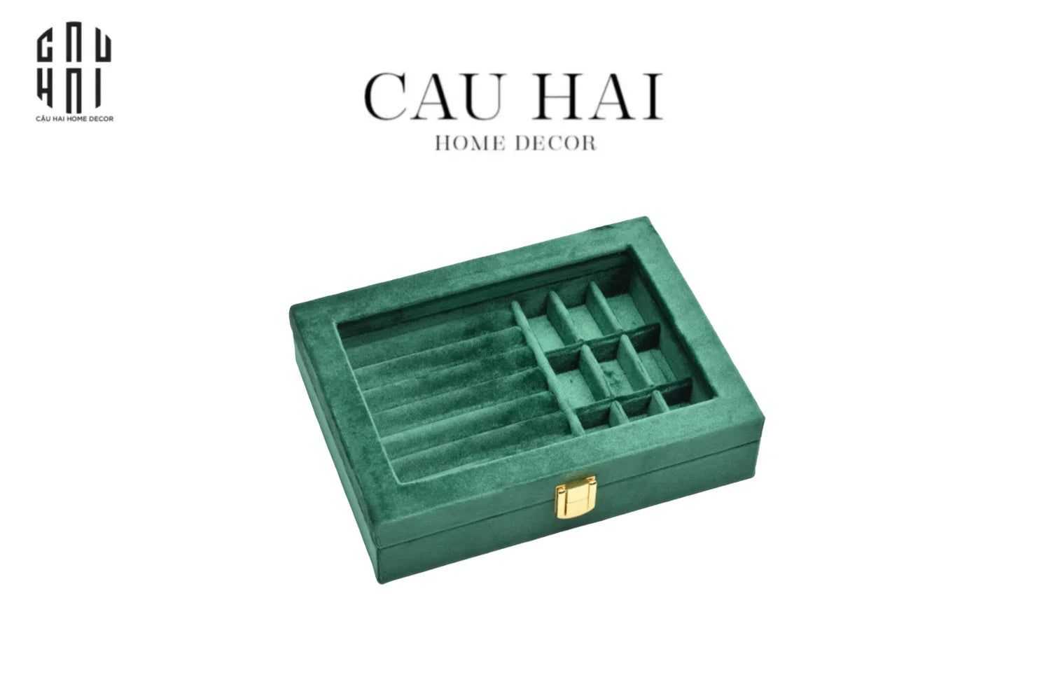 HAUTE FOLIE -HỘP TRANG SỨC NHUNG LUXURY VELVET JADE