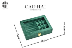 Haute Folie -Hộp Trang Sức Nhung Luxury Velvet Jade-HỘP TRANG SỨC-CẬU HAI HOME DECOR