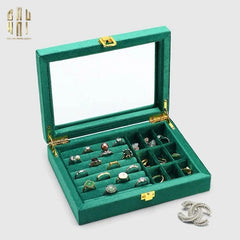 Haute Folie -Hộp Trang Sức Nhung Luxury Velvet Jade-HỘP TRANG SỨC-CẬU HAI HOME DECOR