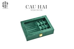 Haute Folie -Hộp Trang Sức Nhung Luxury Velvet Jade-HỘP TRANG SỨC-CẬU HAI HOME DECOR