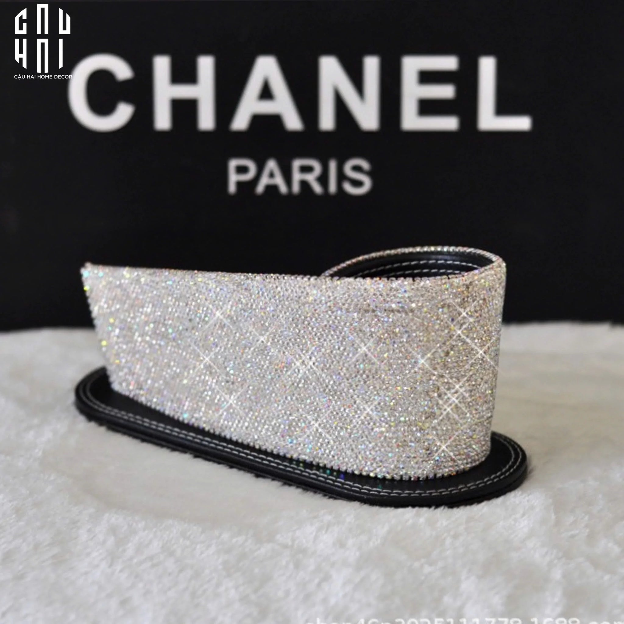 Haute Folie - Khay Bút Diamond Bling Bling Curves-KHAY TRANG TRÍ-CẬU HAI HOME DECOR