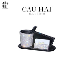 Haute Folie - Khay Bút Diamond Bling Bling Curves-KHAY TRANG TRÍ-CẬU HAI HOME DECOR
