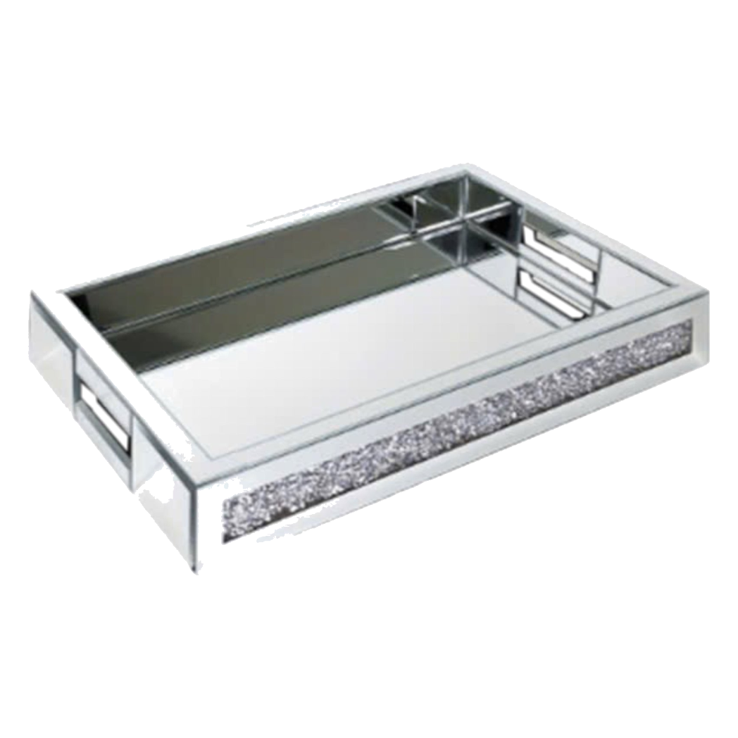 Haute Folie - Khay Gương Chữ Nhật Starlight Mirrored Tray 38x28x5 - Cậu Hai Home Decor