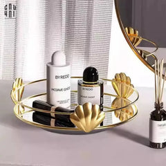 Haute Folie - Khay Tròn Mặt Gương Bàn Trang Điểm Pearl Reflection 20cm-CẬU HAI HOME DECOR