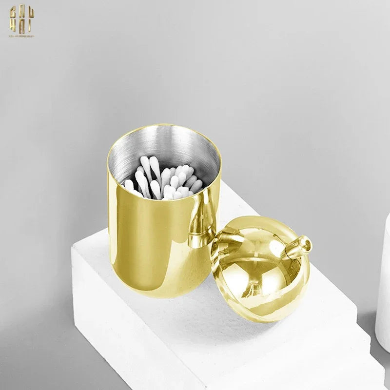 HAUTE FOLIE - LỌ BÔNG TẨY TRANG FLAWLESS GOLD-CẬU HAI HOME DECOR
