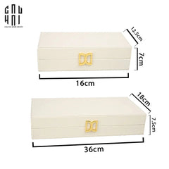 Haute Folie - Set 2 Hộp Trang Sức Da D'Ivoire Delight 12x16 18x36-HỘP TRANG SỨC-CẬU HAI HOME DECOR
