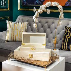 Haute Folie - Set 2 Hộp Trang Sức Da D'Ivoire Delight 12x16 18x36-HỘP TRANG SỨC-CẬU HAI HOME DECOR