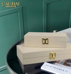 Haute Folie - Set 2 Hộp Trang Sức Da D'Ivoire Delight 12x16 18x36-HỘP TRANG SỨC-CẬU HAI HOME DECOR
