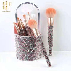 Haute Folie - Set 8 Cọ Makeup & Beauty Box Diamond Bling Bling 8x20-HỘP TRANG SỨC-CẬU HAI HOME DECOR