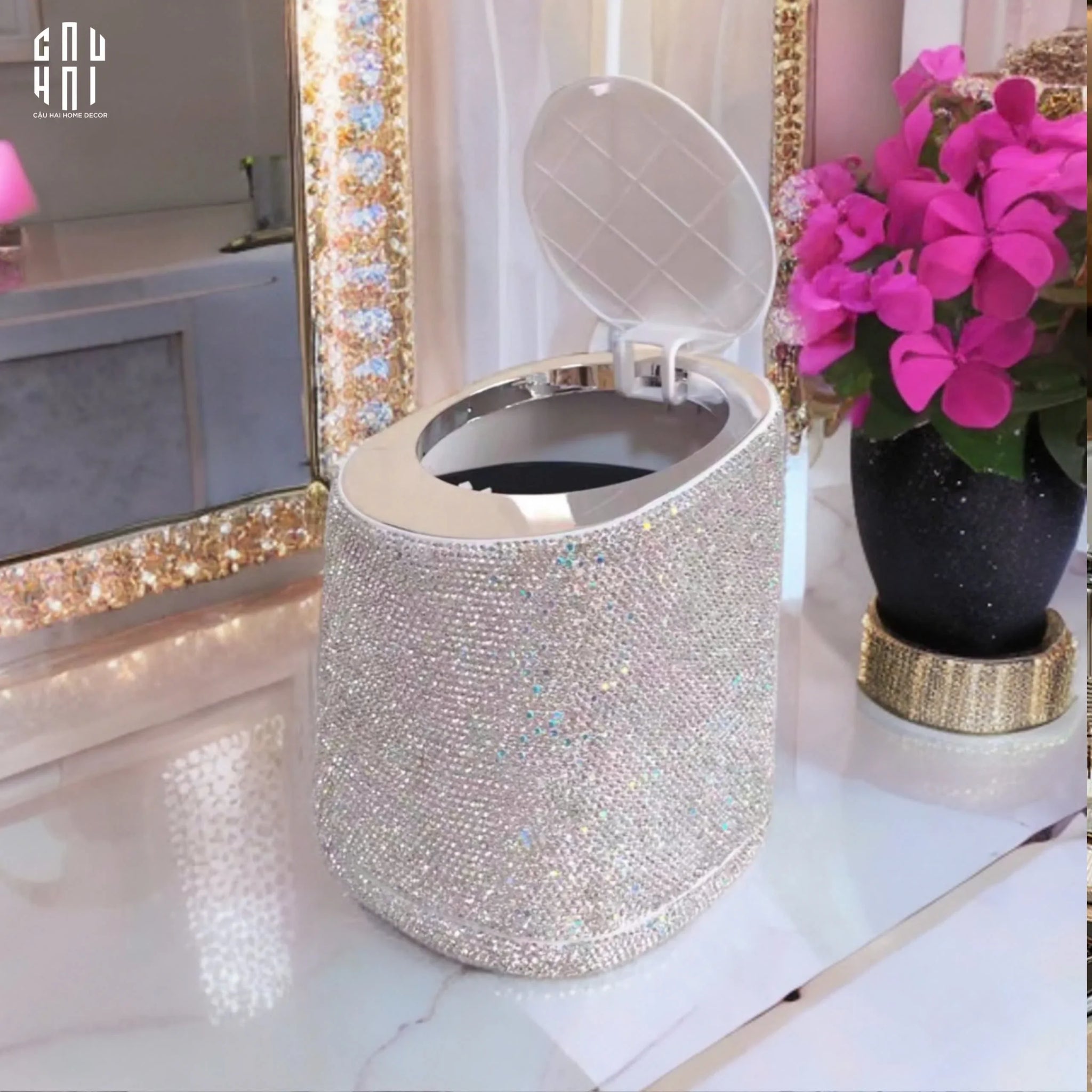 HAUTE FOLIE - THÙNG RÁC MINI DIAMOND FANTASY BLING BLING