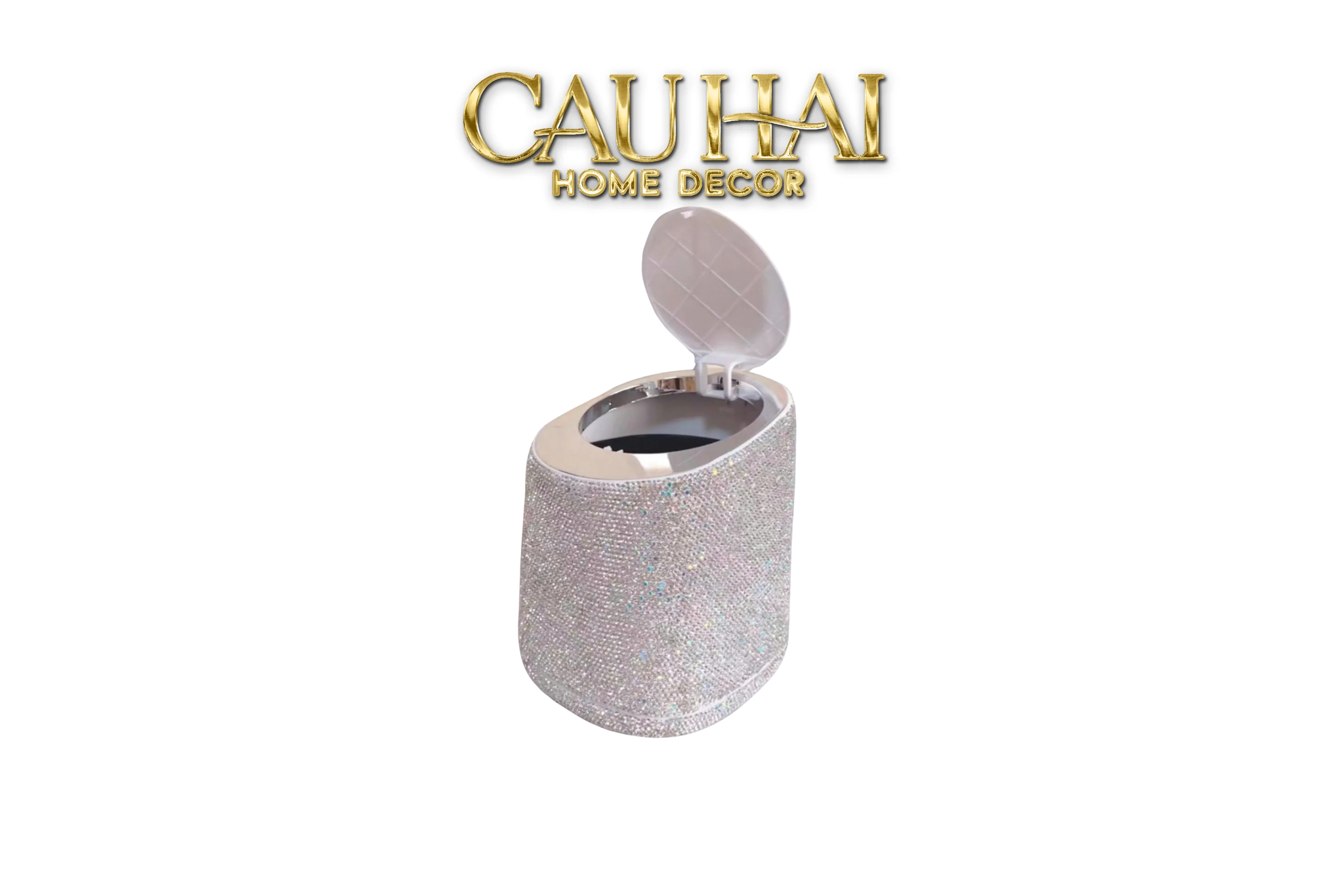 Haute Folie - Thùng Rác Mini Diamond Fantasy Bling Bling-Thùng Rác-CẬU HAI HOME DECOR
