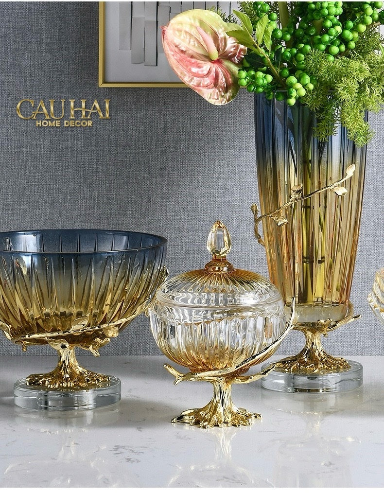 Home Couture - Amber Branch Bonbonnière Impériale - CẬU HAI HOME DECOR