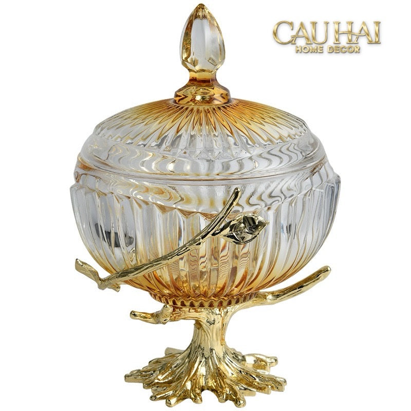 Home Couture - Amber Branch Bonbonnière Impériale - CẬU HAI HOME DECOR