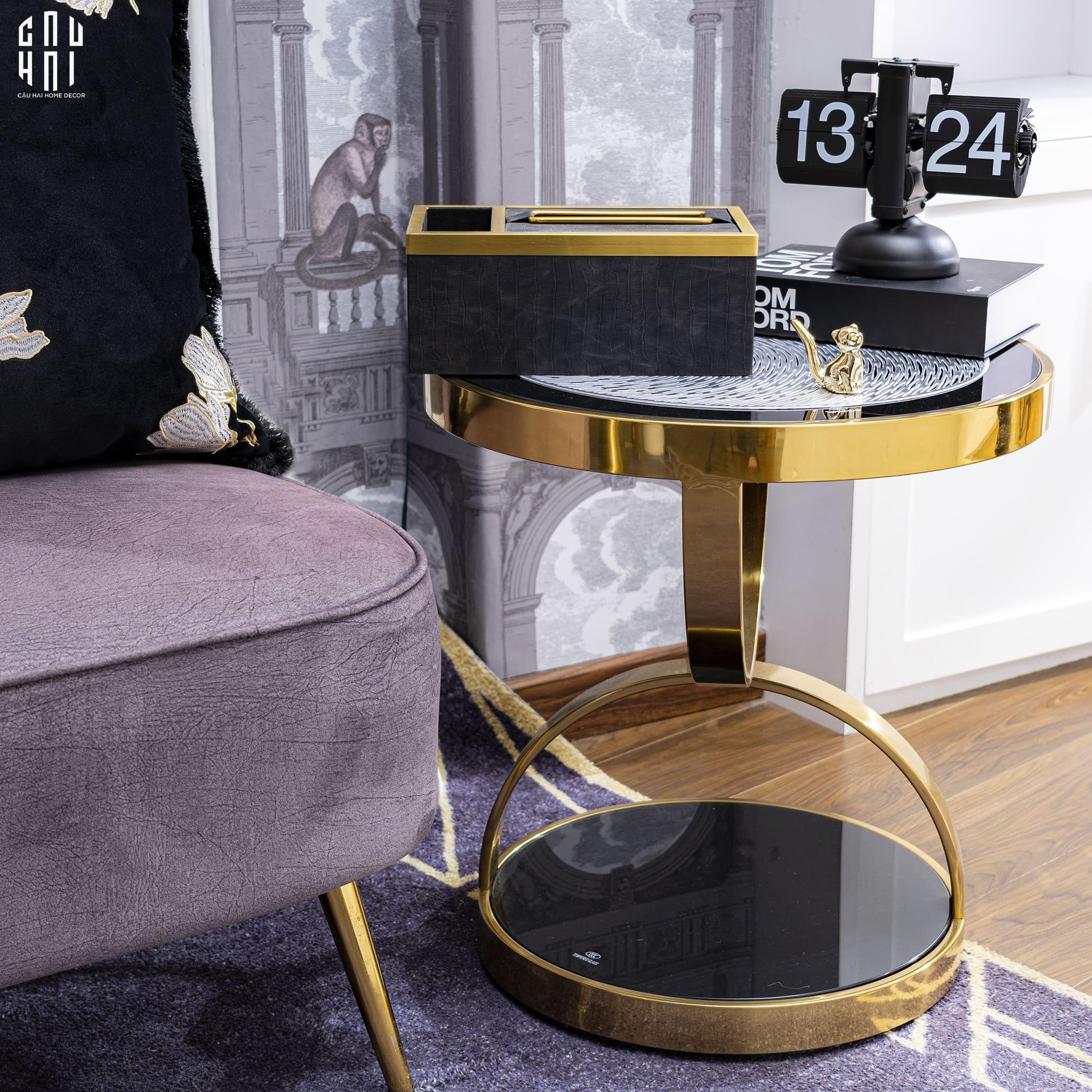 MAISON DE LUXE - BÀN SOFA GÓC CAO CẤP ORCHARD - SIDE TABLE SS25