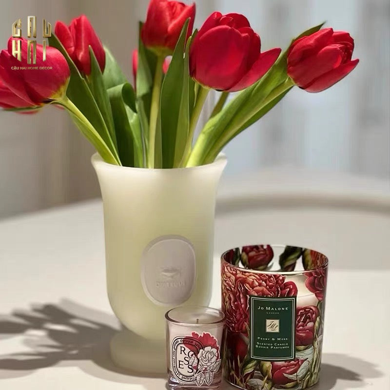 Home Couture - Bình Hoa Sáp Clinique - Full Box - CẬU HAI HOME DECOR