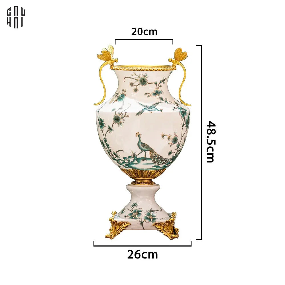HOME COUTURE - BÌNH HOA SỨ BẠCH THIÊN KHỔNG TƯỚC SS25