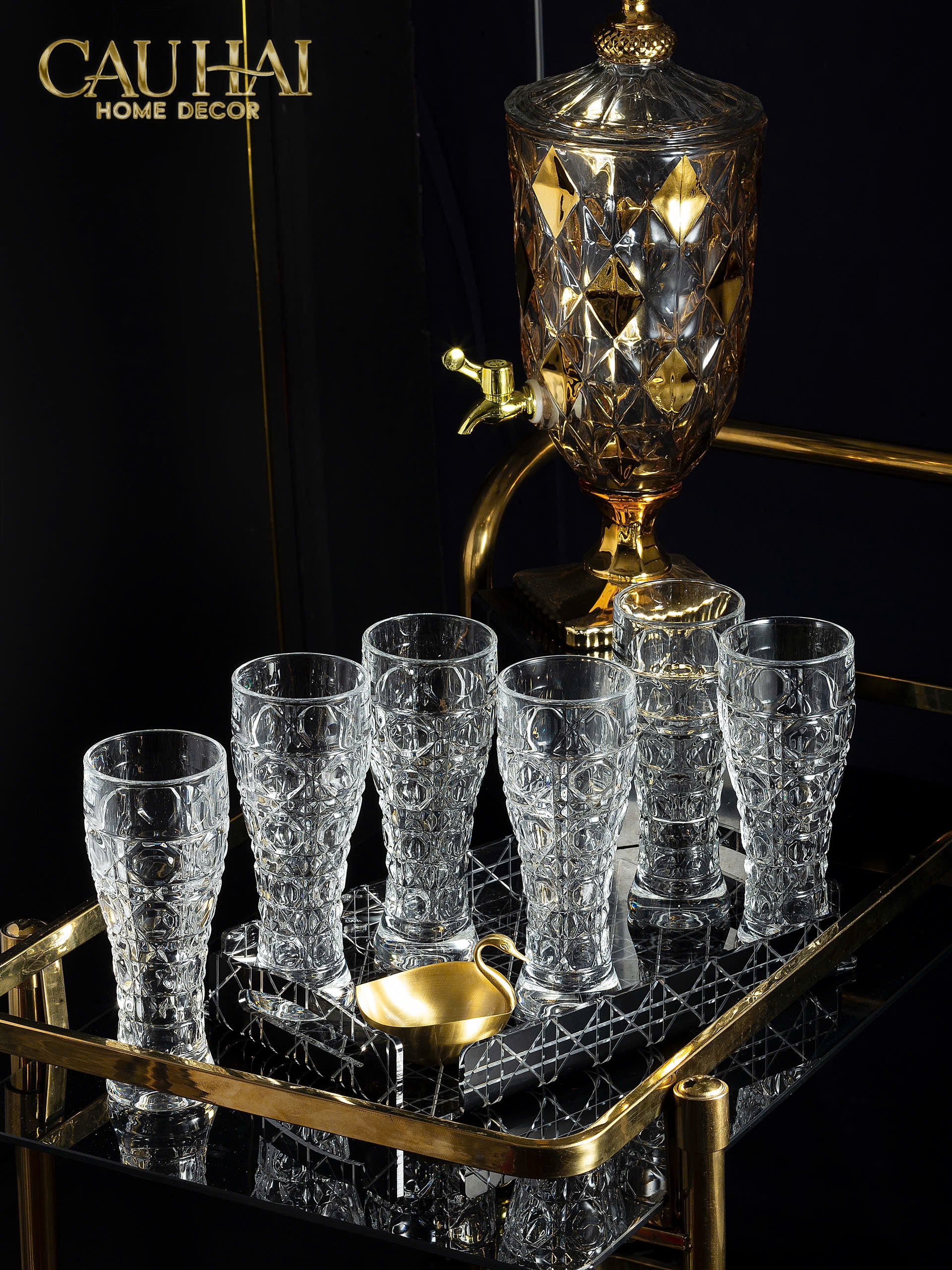 Home Couture - Bình Pha Lê "L'Éclat De Cristal" Ss25 - CẬU HAI HOME DECOR